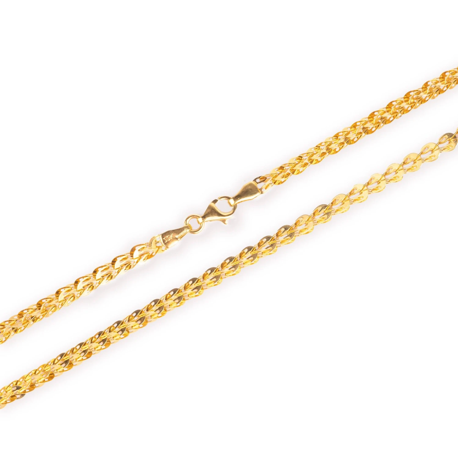 22ct Gold Dragon Scale Chain - Elegance & Strength 1 22ct Gold Dragon Scale Chain - Elegance & Strength