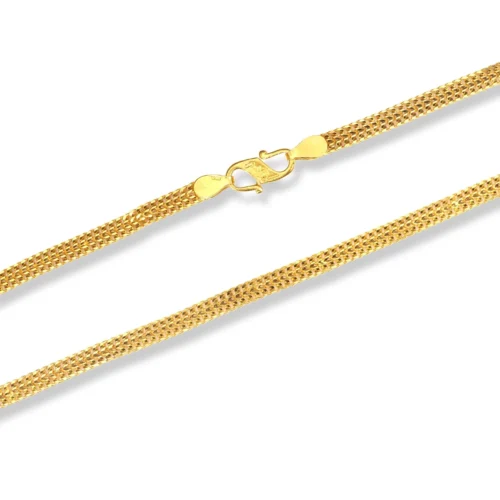 22ct Gold Flat Chain With S Clasp - Luxurious Gold Necklace 5 22ct Gold Flat Chain With S Clasp - Luxurious Gold Necklace -Shiny Jewelry Hub 22ct gold flat chain with s clasp 2 scaled