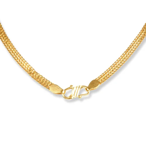 22ct Gold Flat Chain With S Clasp - Luxurious Gold Necklace 6 22ct Gold Flat Chain With S Clasp - Luxurious Gold Necklace -Shiny Jewelry Hub 22ct gold flat chain with s clasp 3 scaled