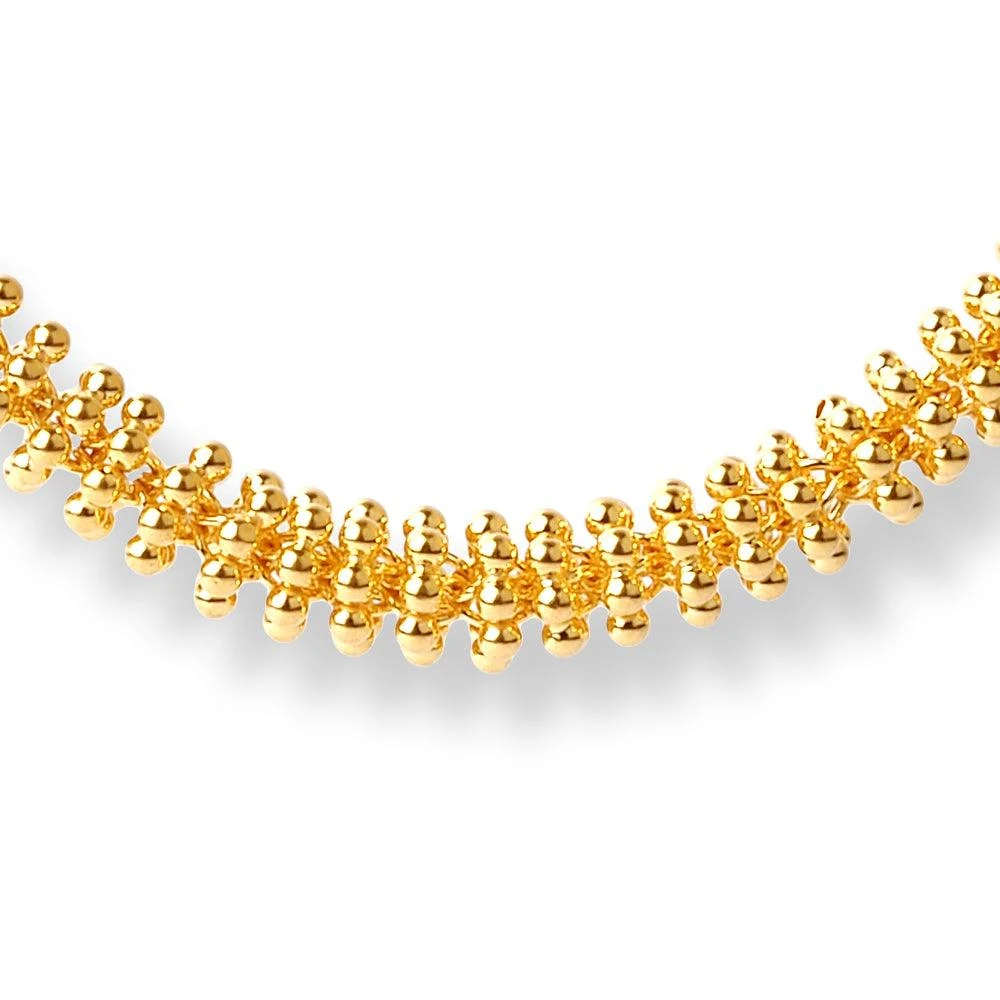 22ct Gold Long Beaded Mala Chain - Long Beaded Gold Chain 2 22ct Gold Long Beaded Mala Chain - Long Beaded Gold Chain - Image 2
