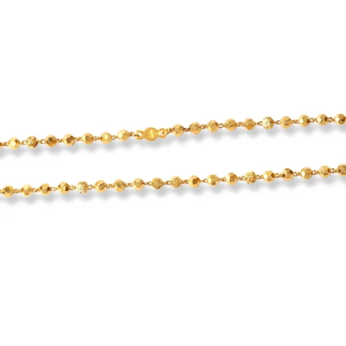 22ct Gold Long Beaded Mala Chain - Timeless Gold Beaded Necklace 7 22ct Gold Long Beaded Mala Chain - Timeless Gold Beaded Necklace -Shiny Jewelry Hub 22ct gold long beaded mala chain3 scaled