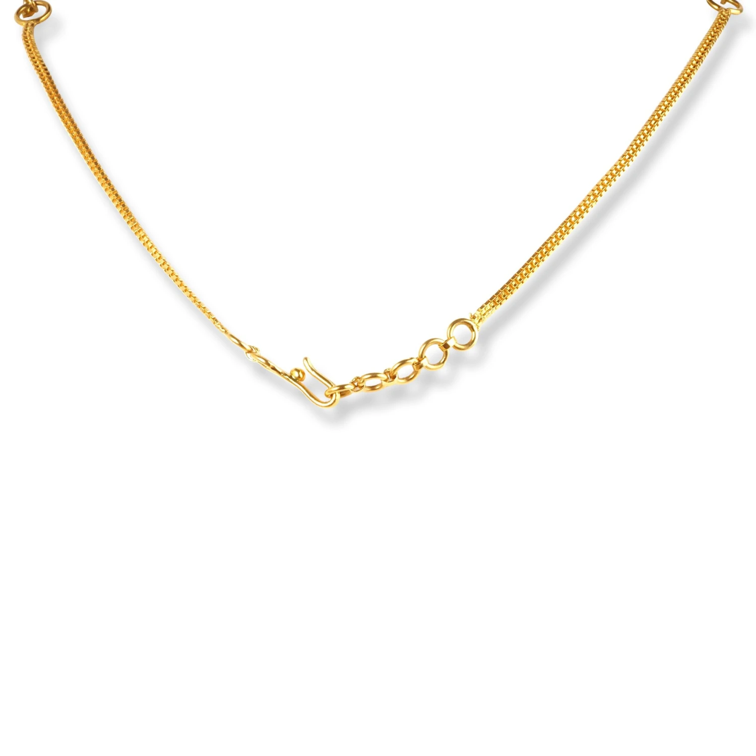 22ct Gold Cubic Zirconia Necklace N-4960 5 22ct Gold Cubic Zirconia Necklace N-4960 - Image 5