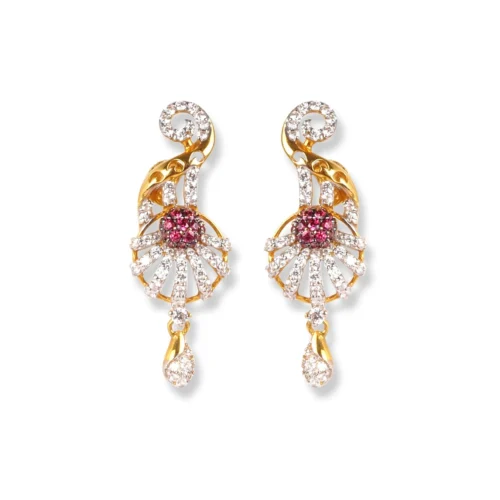 22ct Gold Cubic Zirconia Necklace N-4960 12 22ct Gold Cubic Zirconia Necklace N-4960 -Shiny Jewelry Hub 22ctGoldCubicZirconiaNecklaceN 4960 5 scaled