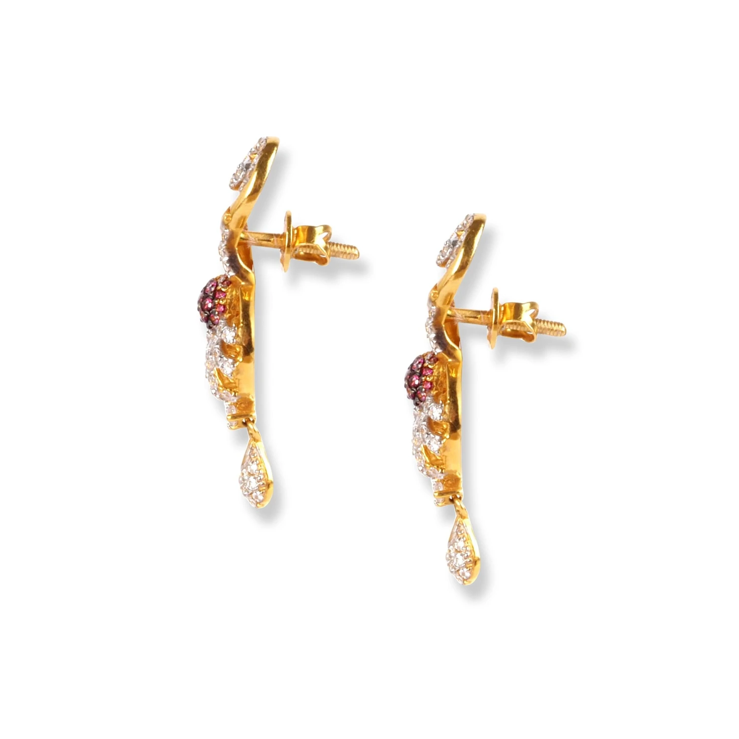 22ct Gold Cubic Zirconia Necklace N-4960 7 22ct Gold Cubic Zirconia Necklace N-4960 - Image 7