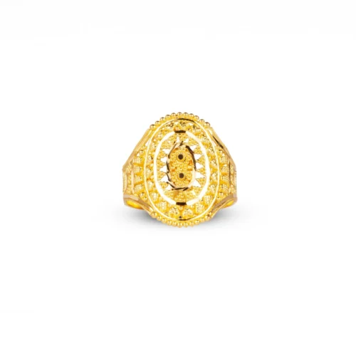 22ct Gold Filigree Design Ring LR-6639