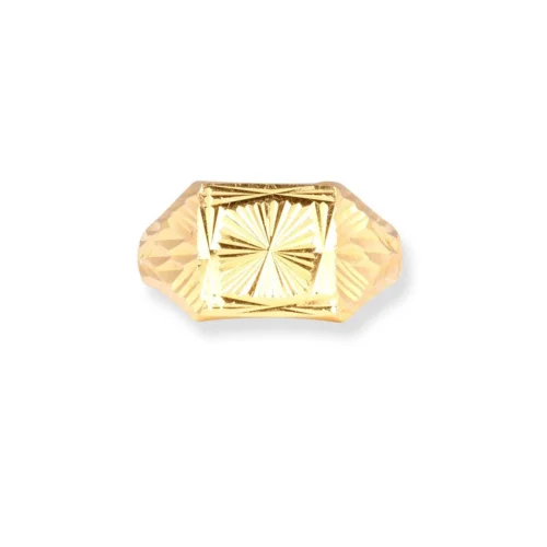 22ct Gold Signet Gents Ring GR-7878