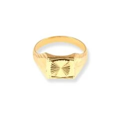 22ct Gold Signet Gents Ring GR-7878 -Shiny Jewelry Hub 22ctGoldSignetRing GR 7878 2