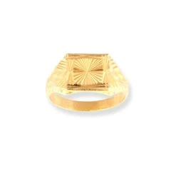 22ct Gold Signet Gents Ring GR-7878 -Shiny Jewelry Hub 22ctGoldSignetRing GR 7878 3