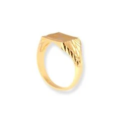 22ct Gold Signet Gents Ring GR-7878 -Shiny Jewelry Hub 22ctGoldSignetRing GR 7878 4