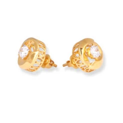 22ct Gold Pendant & Earrings Set With Cubic Zirconia – Modern Floral Design 8 22ct Gold Pendant & Earrings Set With Cubic Zirconia – Modern Floral Design -Shiny Jewelry Hub 22ct Gold Pendant Earrings Set with Cubic Zirconia Modern Floral Design 2