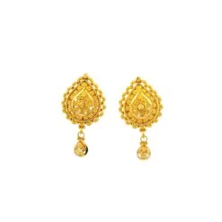 22ct Gold Teardrop Pendant & Earrings Set – Traditional Filigree Design Jewellery -Shiny Jewelry Hub 22ct Gold Teardrop Pendant Earrings Set Traditional Filigree Design Jewellery 2