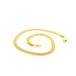 22ct Yellow Gold Anklet Chain | Classic Design With Lobster Clasp