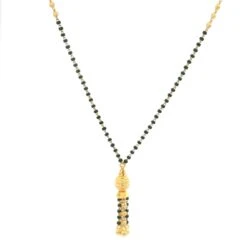 22ct Yellow Gold Mangalsutra Black & Diamond Cutting Beads Drop + S Hook Clasp 6 22ct Yellow Gold Mangalsutra Black & Diamond Cutting Beads Drop + S Hook Clasp -Shiny Jewelry Hub 22ct Yellow Gold Mangalsutra Black Diamond Cutting Beads Drop S Hook Clasp 1