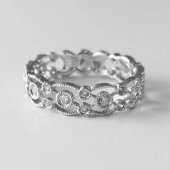 18ct White Gold Diamond Eternity Ring AR36386 5 18ct White Gold Diamond Eternity Ring AR36386 -Shiny Jewelry Hub AR36386 C 18ct white gold diamond eternity ring