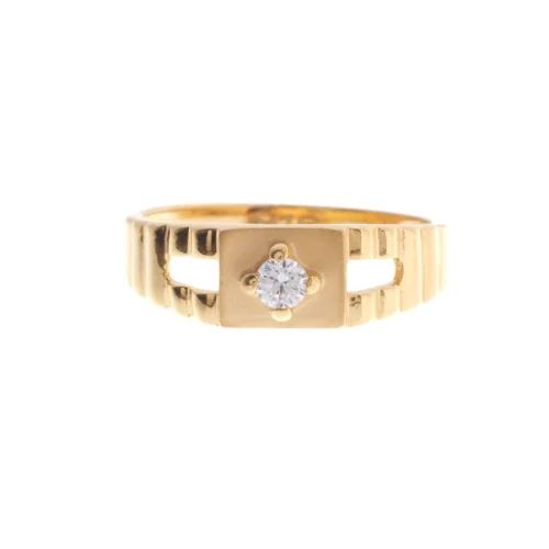 22ct Gold Cubic Zirconia Children's Ring (2.5g) BR-6906 -Shiny Jewelry Hub BR 6906 B