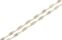 Hand Finished 18ct Two Tone Chain - Exquisite Two Tone Jewellery
