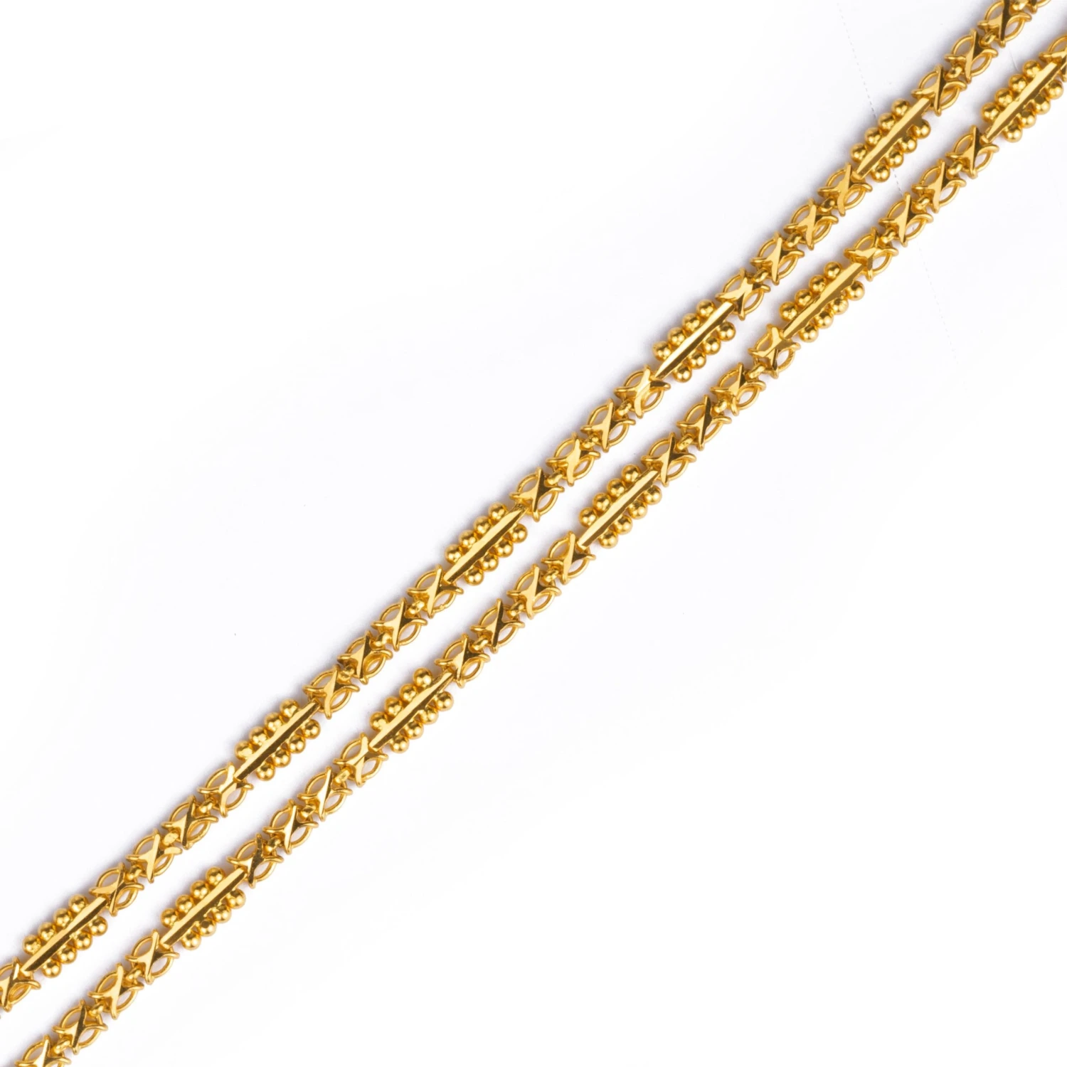 22ct Gold Fancy Chain - Elegant Design & Secure Clasp 1 22ct Gold Fancy Chain - Elegant Design & Secure Clasp