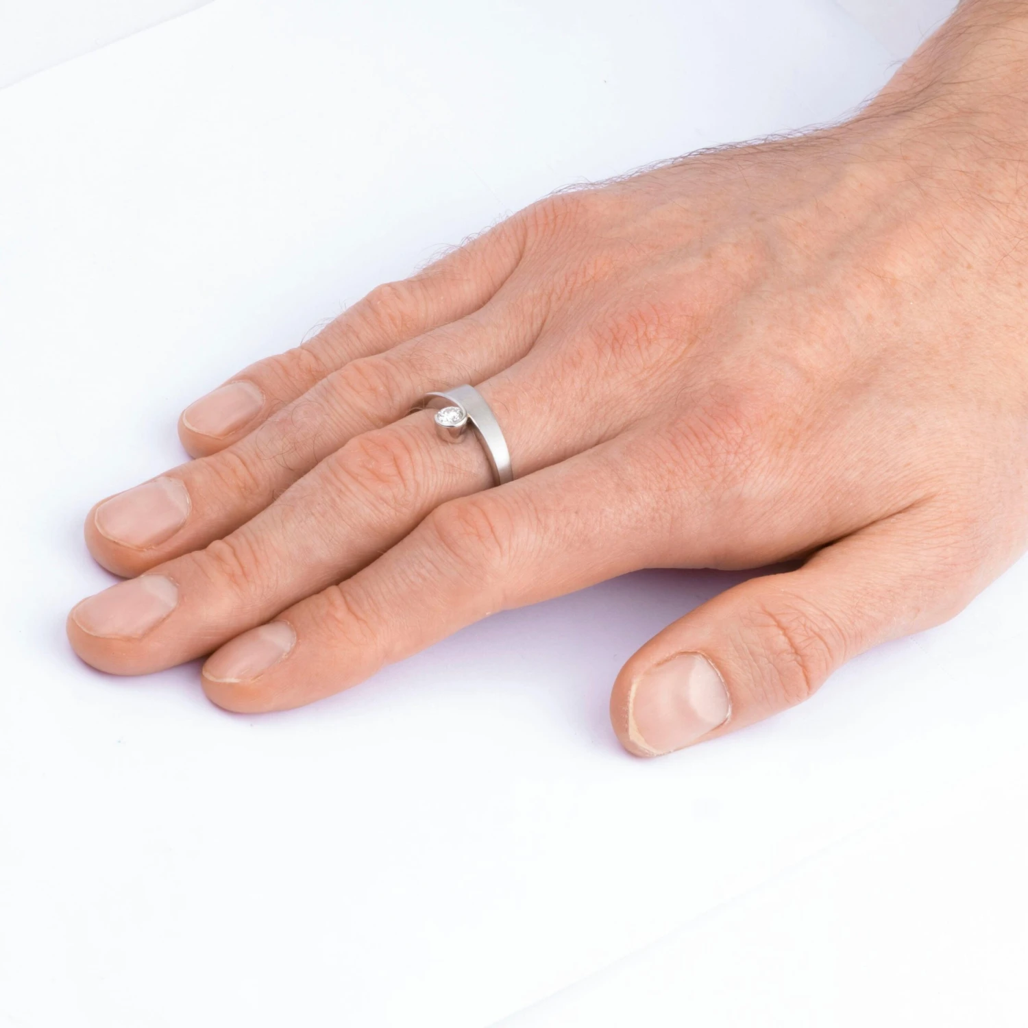 Platinum Diamond Designer Ring GR-2198 PS112 2 Platinum Diamond Designer Ring GR-2198 PS112 - Image 2