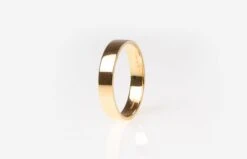 47 18ct Yellow Gold Flat Shape Wedding Band GR-7817