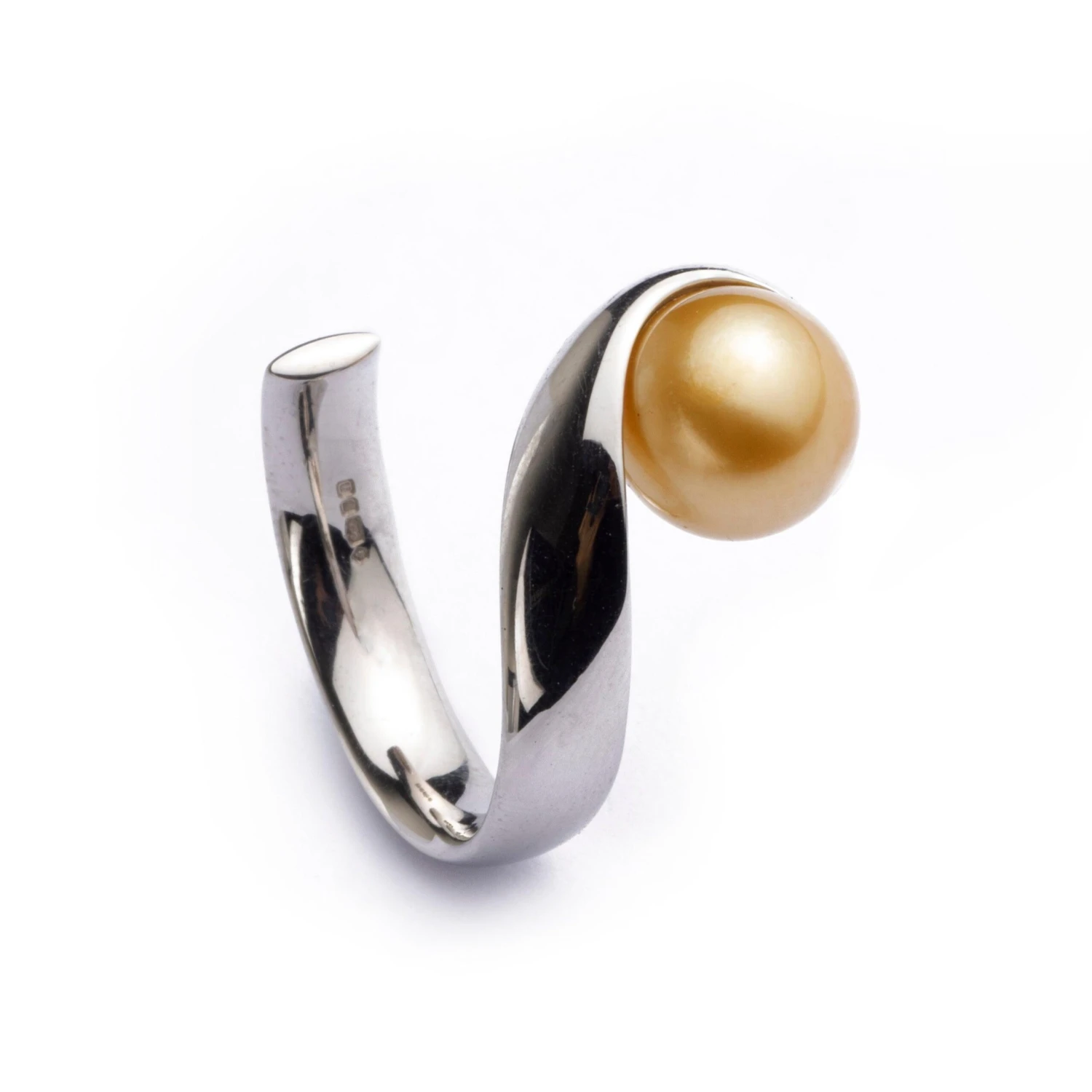 Platinum Pearl Designer Ring LR-2193 PS 1 Platinum Pearl Designer Ring LR-2193 PS