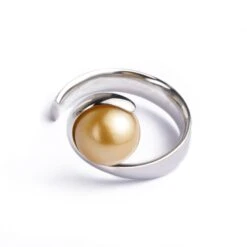 Platinum Pearl Designer Ring LR-2193 PS 5 Platinum Pearl Designer Ring LR-2193 PS -Shiny Jewelry Hub LR 2193PS b