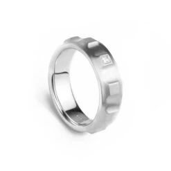 Platinum Princess Cut Diamond Designer Eternity Ring 2196 PS