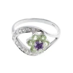 18ct White Gold Cubic Zirconia Dress Ring (LR-3850) 7 18ct White Gold Cubic Zirconia Dress Ring (LR-3850) -Shiny Jewelry Hub LR 3850 C