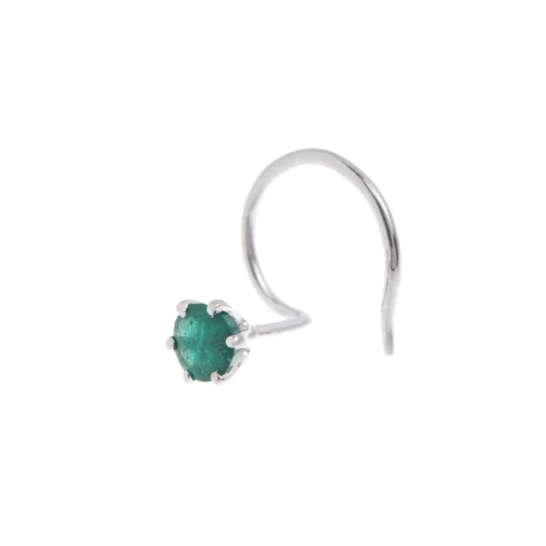 18ct Gold Emerald┋Ruby┋Sapphire Wire Coil Back Nose Stud (0.02ct - 0.10ct) 24 18ct Gold Emerald┋Ruby┋Sapphire Wire Coil Back Nose Stud (0.02ct - 0.10ct) -Shiny Jewelry Hub MCS2390 B WG 7afaca12 7644 46b5 85fc 94bb8caf1da7