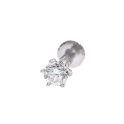 18ct Gold 0.11ct - 0.36ct Diamond Screw Back Nose Stud. -Shiny Jewelry Hub MCS2497 A