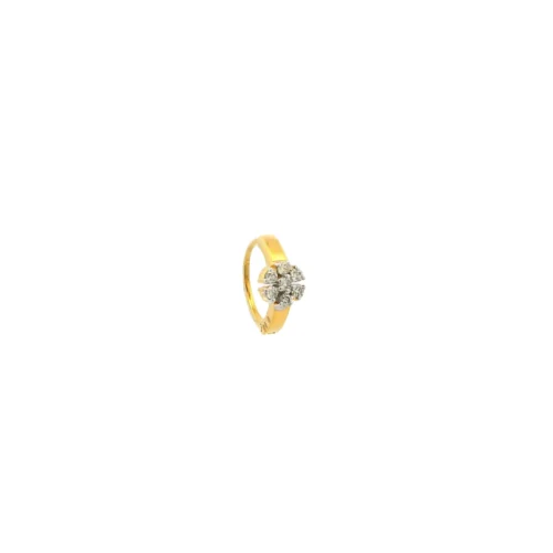18ct Gold Nose Ring With Diamond – Dainty And Stylish Nose Jewellery 5 18ct Gold Nose Ring With Diamond – Dainty And Stylish Nose Jewellery -Shiny Jewelry Hub MCS3320Yq 1