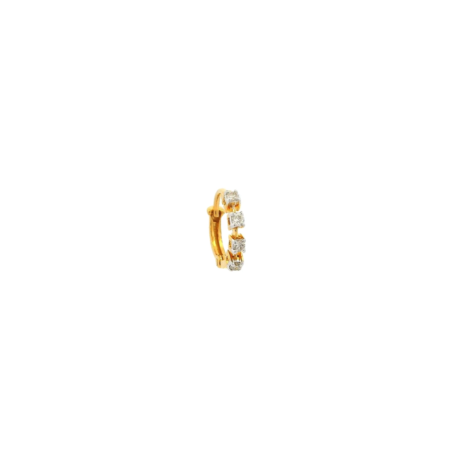 18ct Diamond Nose Ring – Premium Gold Nose Pin For Women 3 18ct Diamond Nose Ring – Premium Gold Nose Pin For Women - Image 3