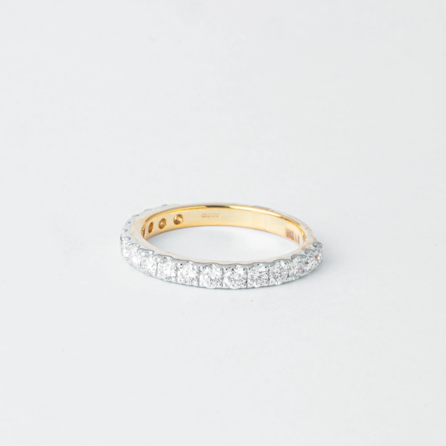 18ct Yellow Or White Gold Diamond Half-Eternity Ring MCS4291 4 18ct Yellow Or White Gold Diamond Half-Eternity Ring MCS4291 - Image 4