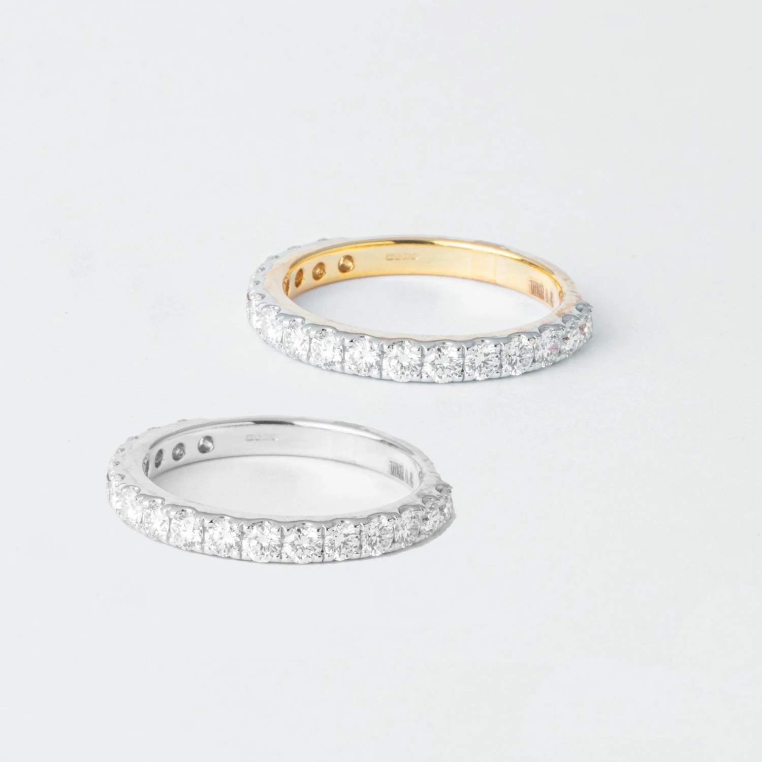 18ct Yellow Or White Gold Diamond Half-Eternity Ring MCS4291 2 18ct Yellow Or White Gold Diamond Half-Eternity Ring MCS4291 - Image 2