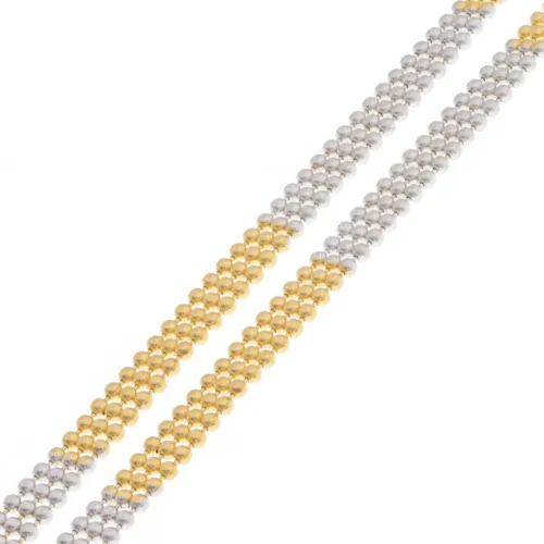 22ct Two Tone Gold Chain With S-Clasp - Luxurious Gold Chain For All Occasions