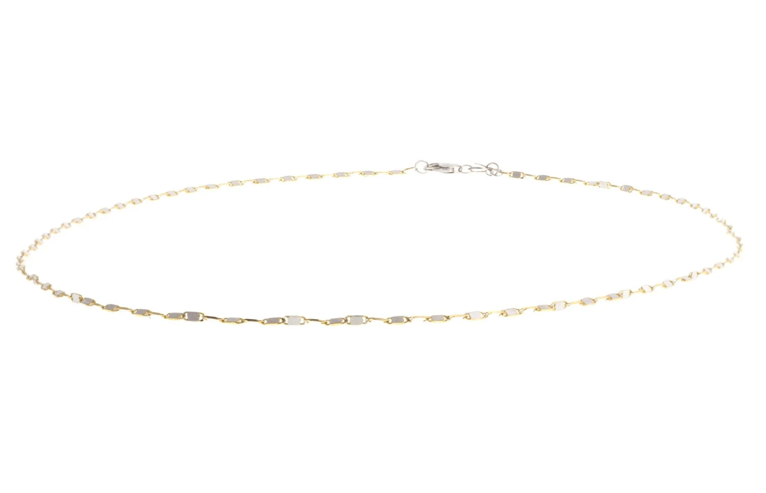 Hand Finished 18ct Two Tone Chain - Exquisite Two Tone Jewellery 3 Hand Finished 18ct Two Tone Chain - Exquisite Two Tone Jewellery - Image 3