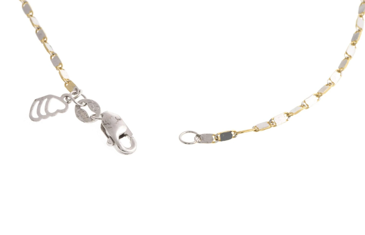 Hand Finished 18ct Two Tone Chain - Exquisite Two Tone Jewellery 2 Hand Finished 18ct Two Tone Chain - Exquisite Two Tone Jewellery - Image 2