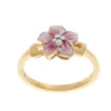 22ct Gold Flower Dress Ring (3.6g) LR-2316