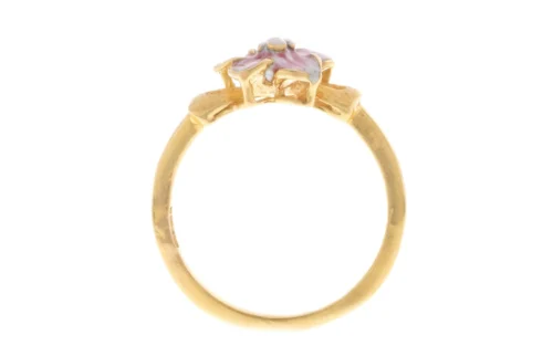 22ct Gold Flower Dress Ring (3.6g) LR-2316 -Shiny Jewelry Hub MJ2316 E