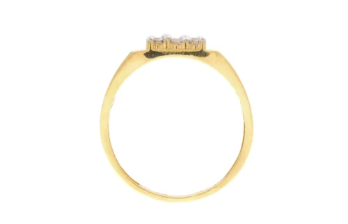 22ct Gold Cubic Zirconia Men's Ring GR14205 -Shiny Jewelry Hub MJ2922 E