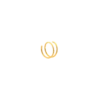 18ct Yellow Gold 'Double Spiral' Nose Ring | Sleek Plain Finish