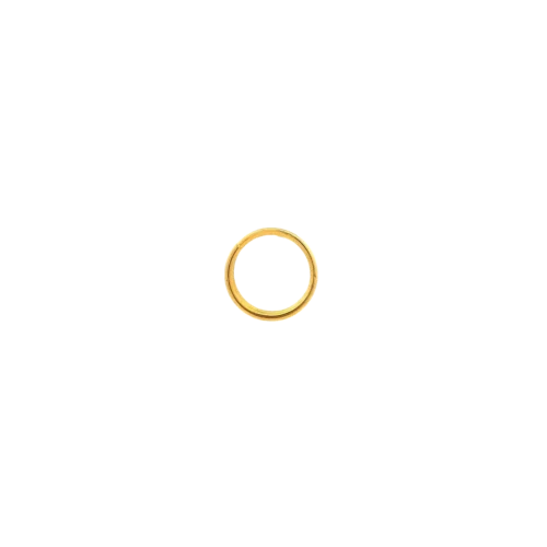 18ct Yellow Gold 'Double Spiral' Nose Ring | Sleek Plain Finish 5 18ct Yellow Gold 'Double Spiral' Nose Ring | Sleek Plain Finish -Shiny Jewelry Hub NR 7600 2