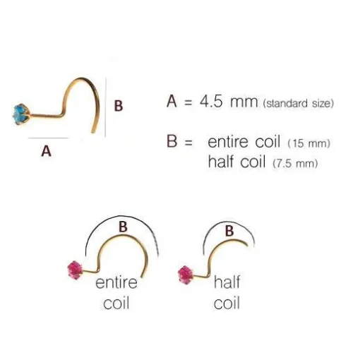 18ct Gold Emerald┋Ruby┋Sapphire Wire Coil Back Nose Stud (0.02ct - 0.10ct) 16 18ct Gold Emerald┋Ruby┋Sapphire Wire Coil Back Nose Stud (0.02ct - 0.10ct) -Shiny Jewelry Hub NoseStudWireCoilCustomisation 4677 a661a9b5 6fce 4fd2 aa08 90f8428bfd0c