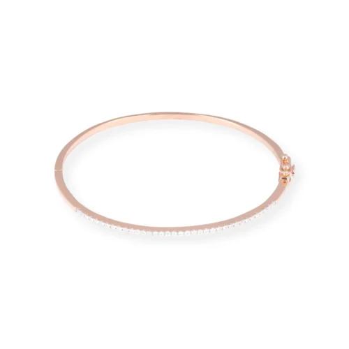 18ct Gold Openable Diamond Bangle In Pavé Setting - Timeless Gold Bangle With Diamonds -Shiny Jewelry Hub P8140032 scaled