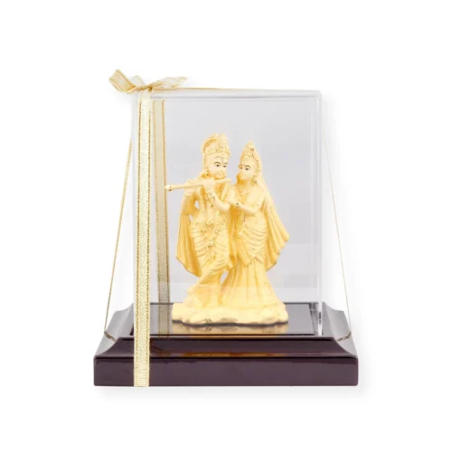 Fine 24ct Gold Radha-Krishna God Idol I-1021