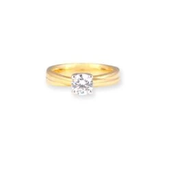 22ct Gold Cubic Zirconia Engagement Ring LR16489 -Shiny Jewelry Hub PA190026