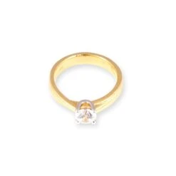 22ct Gold Cubic Zirconia Engagement Ring LR16489 -Shiny Jewelry Hub PA190027