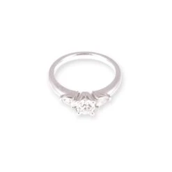 Platinum Diamond Trilogy Engagement Ring LR-5927 7 Platinum Diamond Trilogy Engagement Ring LR-5927 -Shiny Jewelry Hub PA190047