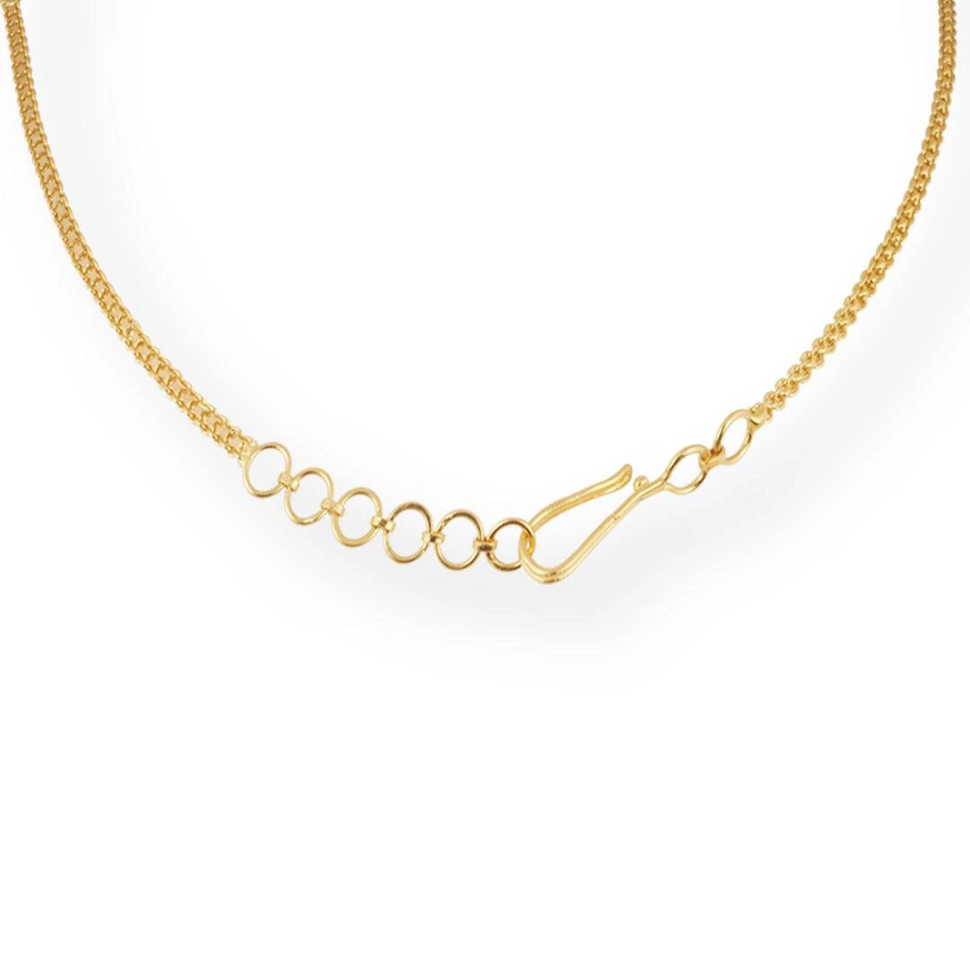 22ct Gold Antique-Style Bridal Necklace & Earrings Set With Intricate Filigree 6 22ct Gold Antique-Style Bridal Necklace & Earrings Set With Intricate Filigree - Image 6