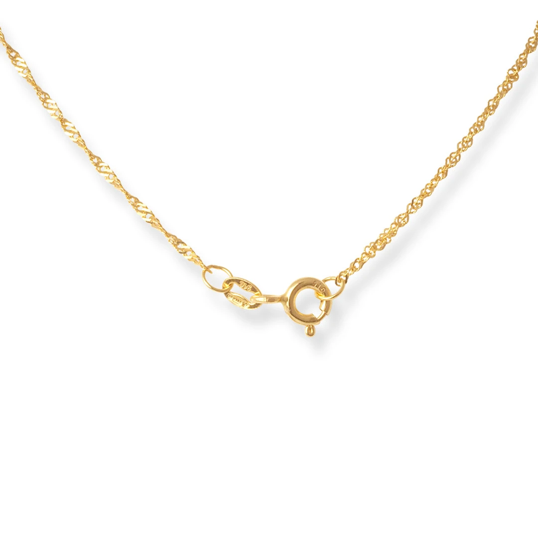 22ct Gold Pendant & Earrings Set With Cubic Zirconia – Modern Floral Design 5 22ct Gold Pendant & Earrings Set With Cubic Zirconia – Modern Floral Design - Image 5