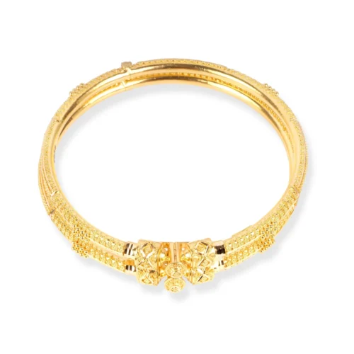 Pair Of 22ct Gold Openable Bangles With Filigree Design- Precious Filigree Gold Bangles 8 Pair Of 22ct Gold Openable Bangles With Filigree Design- Precious Filigree Gold Bangles -Shiny Jewelry Hub Pair of 22ct gold openable bangles with filigree design B 8643 4 scaled